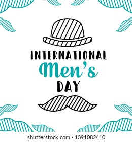 International Men's Day Vector Illustration