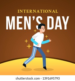 International Men's Day Vector Illustration