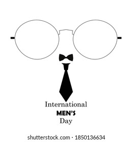 International Men's Day vector illustration, November 19.