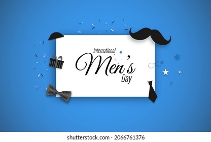 International Men's Day vector illustration, November 19.