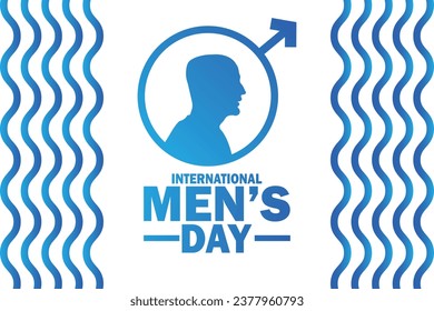 International Men's Day Vector illustration. Suitable for greeting card, poster and banner
