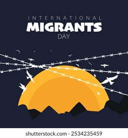 Internationaler Tag der Migranten , Hintergrund für den Internationalen Tag der Migranten. Internationaler Tag der Migranten, Darstellung des Migrationskonzepts
