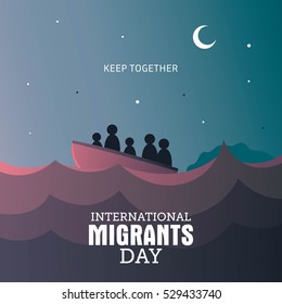 International Migrants Day Vector Illustration.