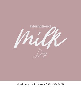 International Milk day vector illustration. 