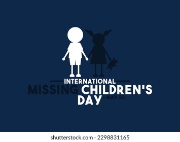 Día Internacional de los Niños Desaparecidos. 25 de mayo. Eps 10.