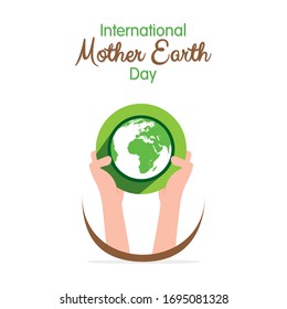 international mother earth day poster design