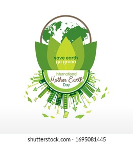 international mother earth day poster design