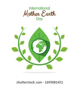 international mother earth day poster design