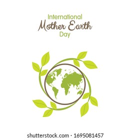international mother earth day poster design