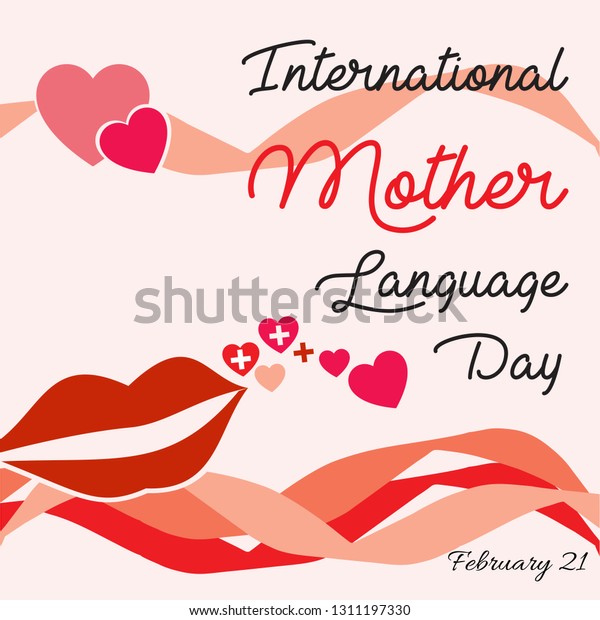 International Mother Language Day February 21 Stock Vector Royalty Free