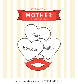 International Mother Language Day Illustration