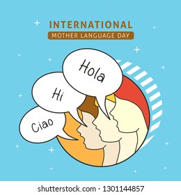 International Mother Language Day Illustration