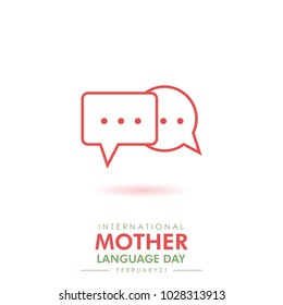 International Mother Language Day Vector Illustration