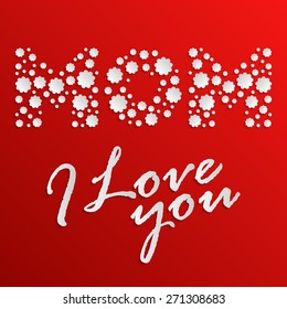 International Mother's Day greeting card for your design