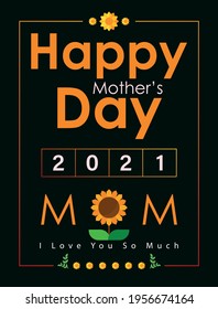 International Mother's Day Template Design (Blue, Green) 