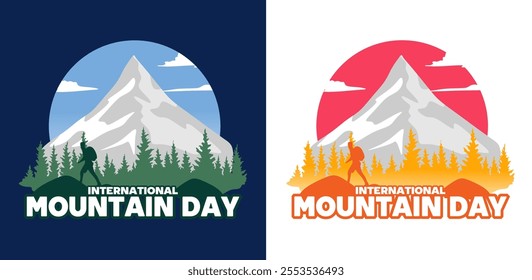 international mountain day with beautiful mountain views