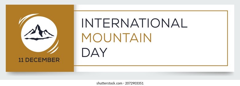 International Mountain Day, held on 11 December.