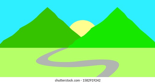international mountain day wallpaper: basic mountain drawing