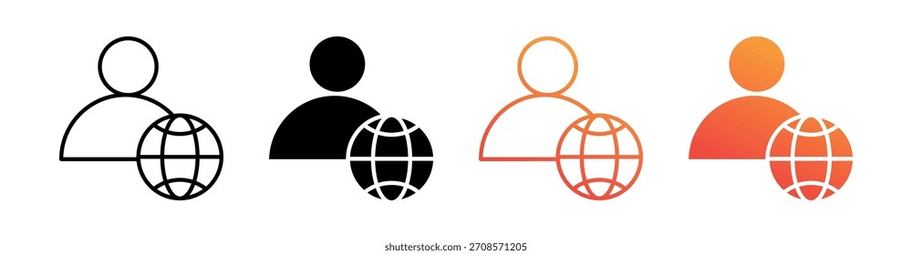 International Multiple Style Icon Set Collection