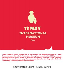 International Museum Day Banner Vector