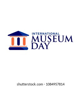 International Museum Day. Creative banner or poster by May 18. Vector illustration