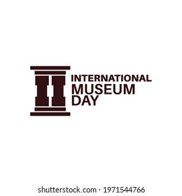 International Museum Day for Logo or icon. Vector Illustration