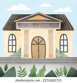 international museum day. Vector illustration design. 18 May.