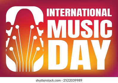 international music day design banner celebration