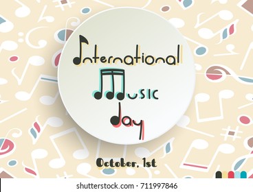 International Music Day Vector Holiday Poster