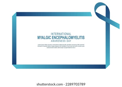International Myalgic Encephalomyelitis Awareness Day background. Health, Awareness, Educational. Vector illustration.