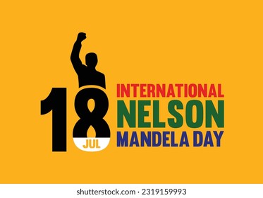 International Nelson Mandela Day Vector Tshirt