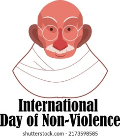 International Non Violence Day Vector Art