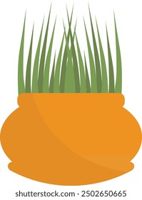 International Nowruz Day Element Illustration. Flat Vector Element Design