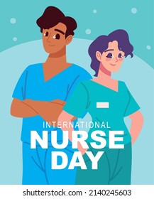 International Nurse day, staff medical