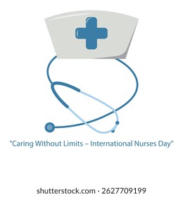 The International Nurses Day flyer, observed annually on May 12, is designed to celebrate the invaluable contributions of nurses to health systems around the world