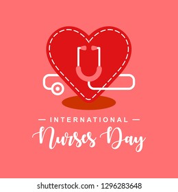 International Nurses Day  Illustration Background Poster Design