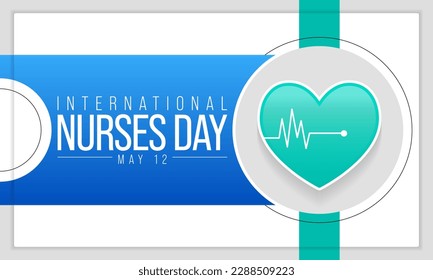 International Nurses day is observed in United states on 12th May of each year, to mark the contributions that nurses make to society. Vector illustration