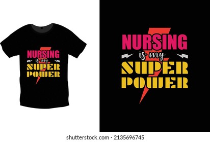 Internationale Krankenschwestern und Krankenschwestern - Tagestypografie T-Shirt-Design