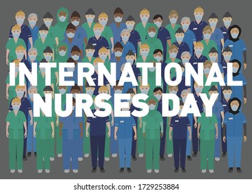 International Nurses Day Vector Graphic