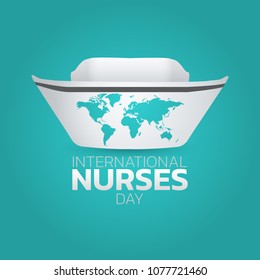 international nurses day, Vector Illustration.