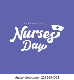 International Nurses Day vector illustration. Happy International Nurses Day 12 may.