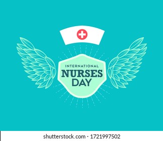 International Nurses Day Vector Logo Design