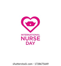 International Nurses Day vector logo.
