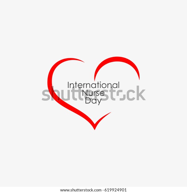 International Nurses Day Vector Logo Stock Vector (Royalty Free ...