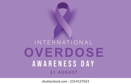 International Overdose awareness day. background, banner, card, poster, template. Vector illustration.