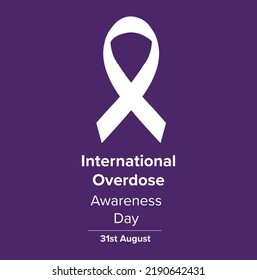 International Overdose Awareness Day Vector Stock Vector (Royalty Free ...