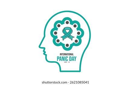 International Panic Day. background, banner, card, poster, template. Vector illustration.