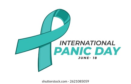 International Panic Day. background, banner, card, poster, template. Vector illustration.