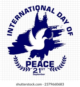 International Peace Day, 21 September, Poster and Banner