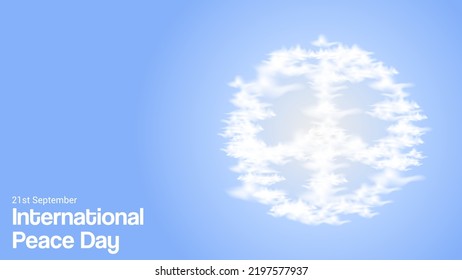 International Peace Day. 21st September. Vector illustration. Perfect for banner, backdrop, wallpaper, flyer, brochure, poster, background, campaign.